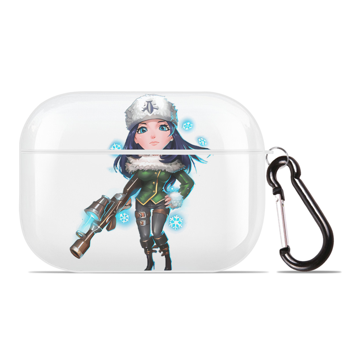 （画像用） リーグ・オブ・レジェンド League of Legends LOL 【AirPods Pro用】ハードシェル保護ケース 耐衝撃・防指紋・カラビナ付き商品仕様