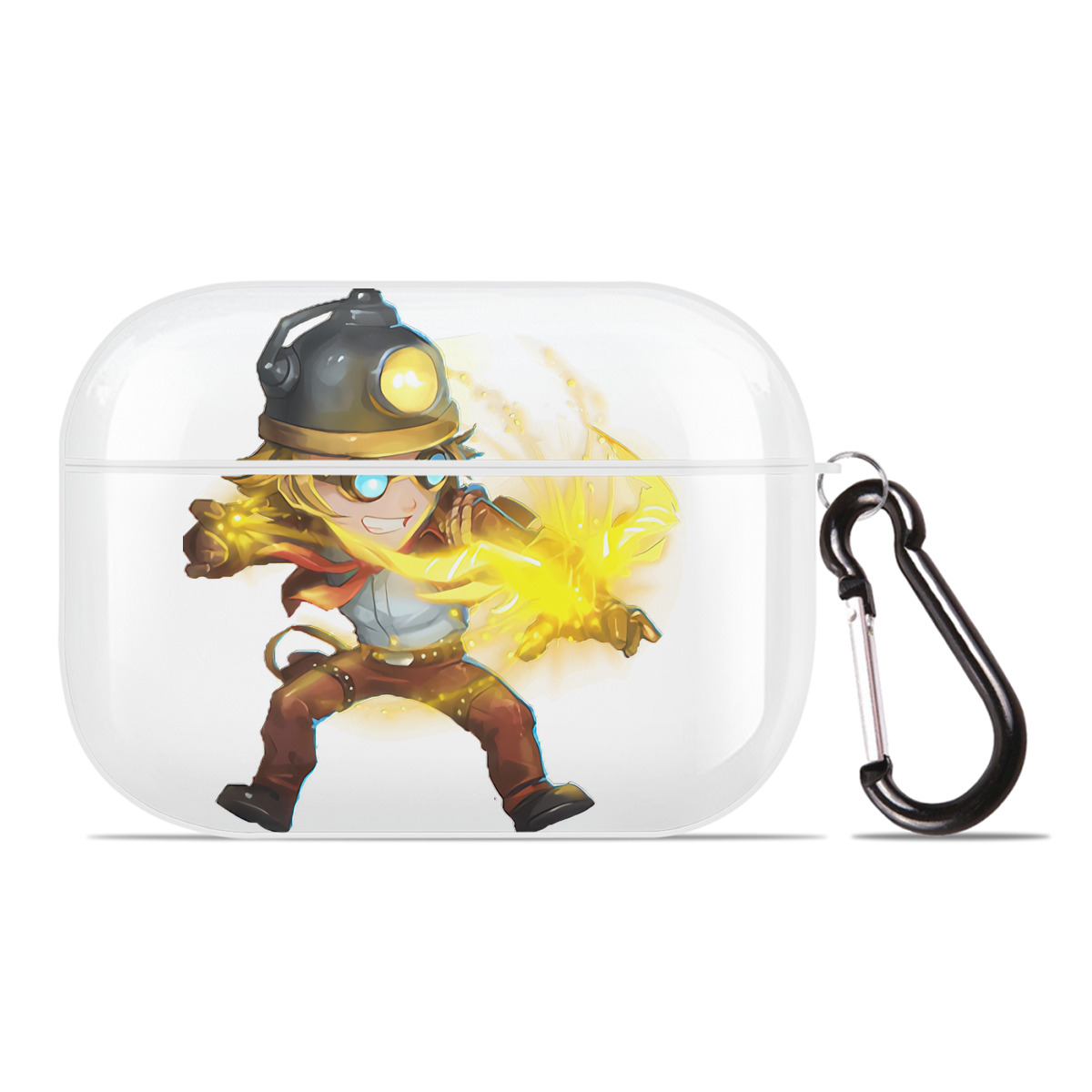 （画像用） リーグ・オブ・レジェンド League of Legends LOL 【AirPods Pro用】ハードシェル保護ケース 耐衝撃・防指紋・カラビナ付き商品仕様