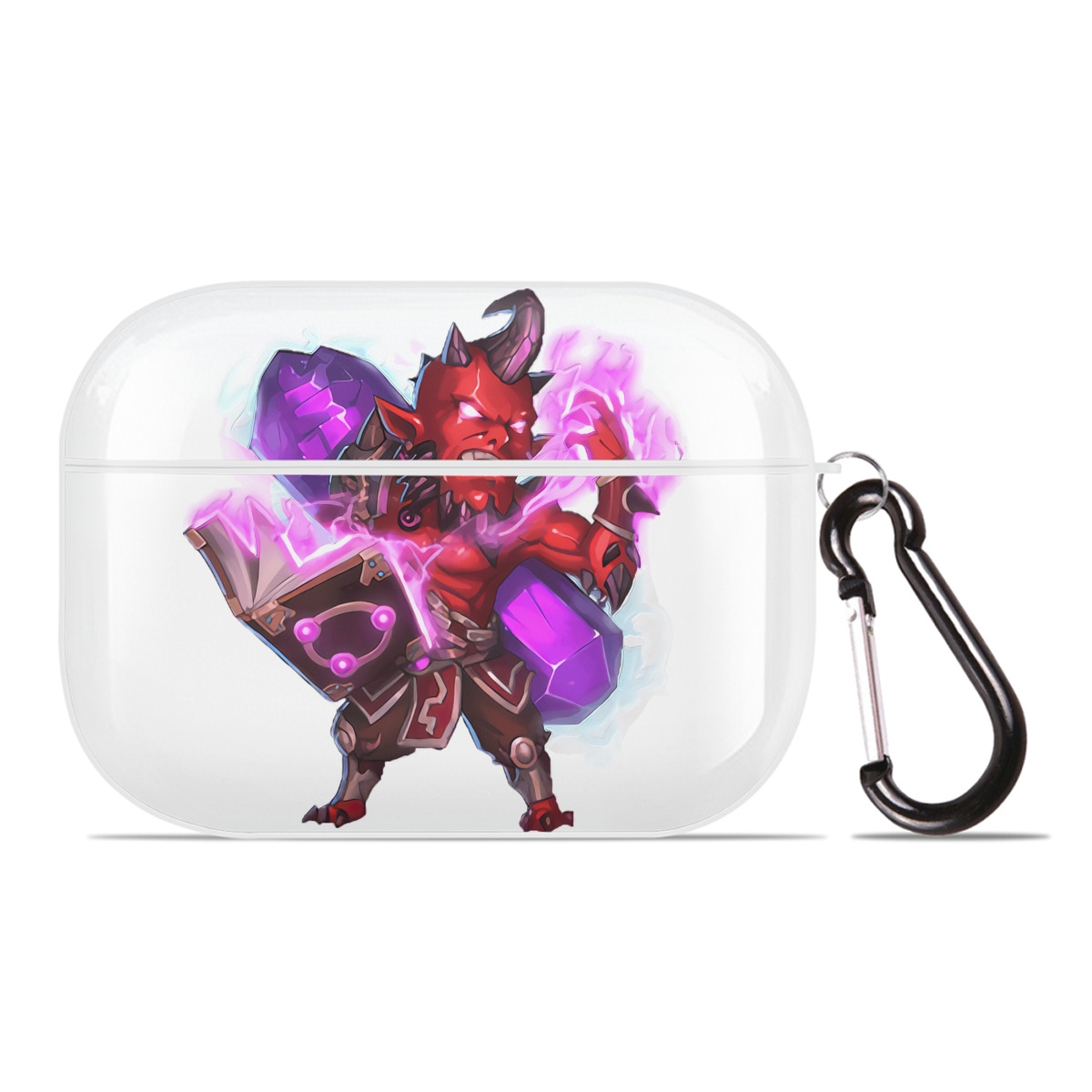 （画像用） リーグ・オブ・レジェンド League of Legends LOL 【AirPods Pro用】ハードシェル保護ケース 耐衝撃・防指紋・カラビナ付き商品仕様