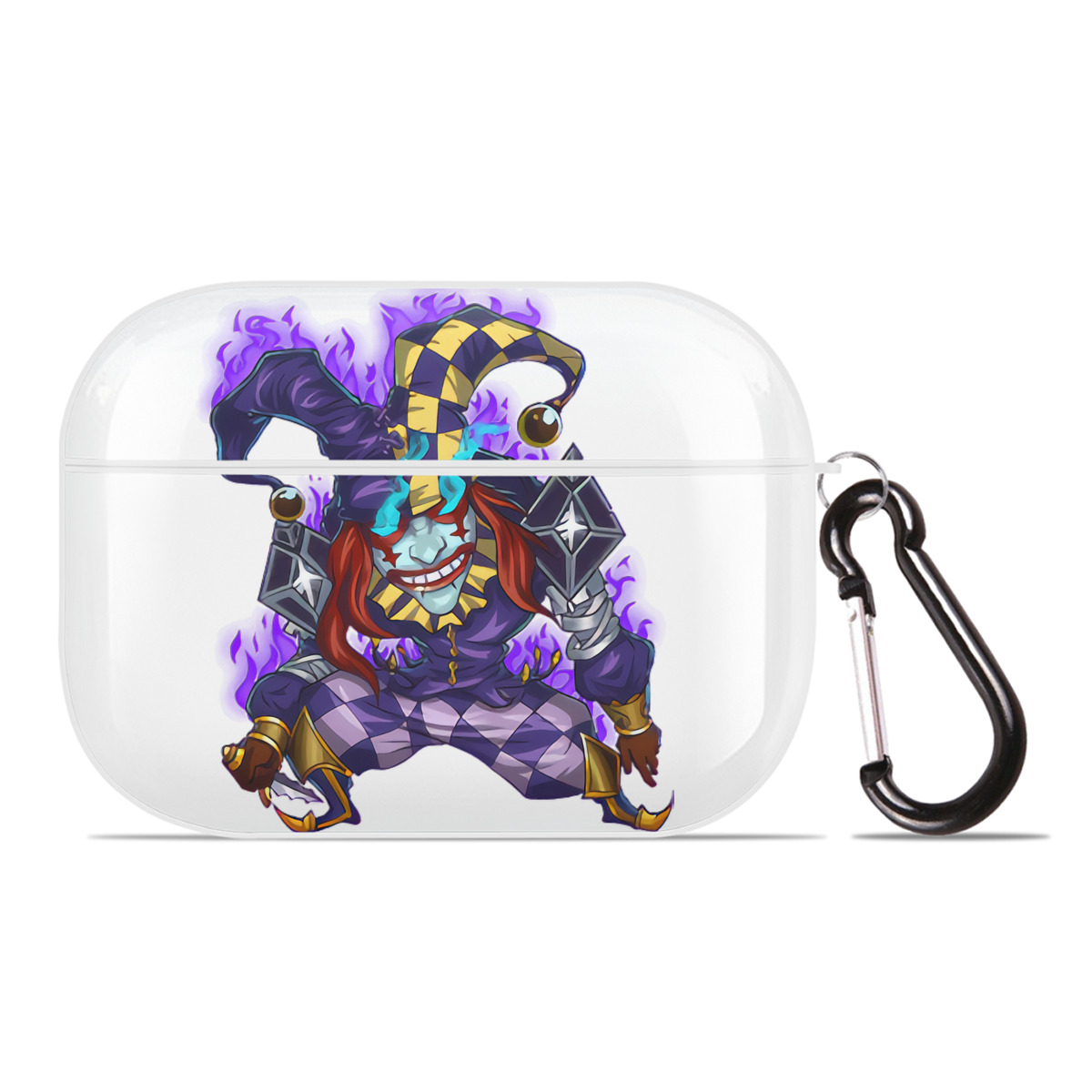 （画像用） リーグ・オブ・レジェンド League of Legends LOL 【AirPods Pro用】ハードシェル保護ケース 耐衝撃・防指紋・カラビナ付き商品仕様