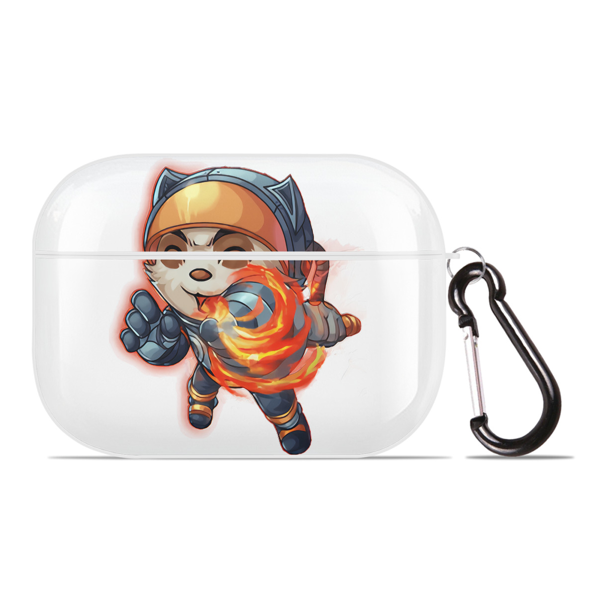 （画像用） リーグ・オブ・レジェンド League of Legends LOL 【AirPods Pro用】ハードシェル保護ケース 耐衝撃・防指紋・カラビナ付き商品仕様