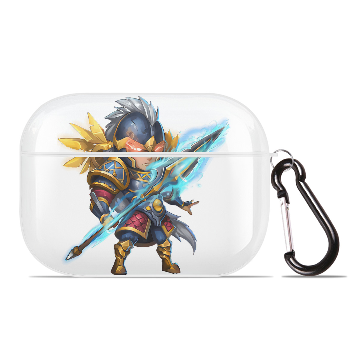 （画像用） リーグ・オブ・レジェンド League of Legends LOL 【AirPods Pro用】ハードシェル保護ケース 耐衝撃・防指紋・カラビナ付き商品仕様