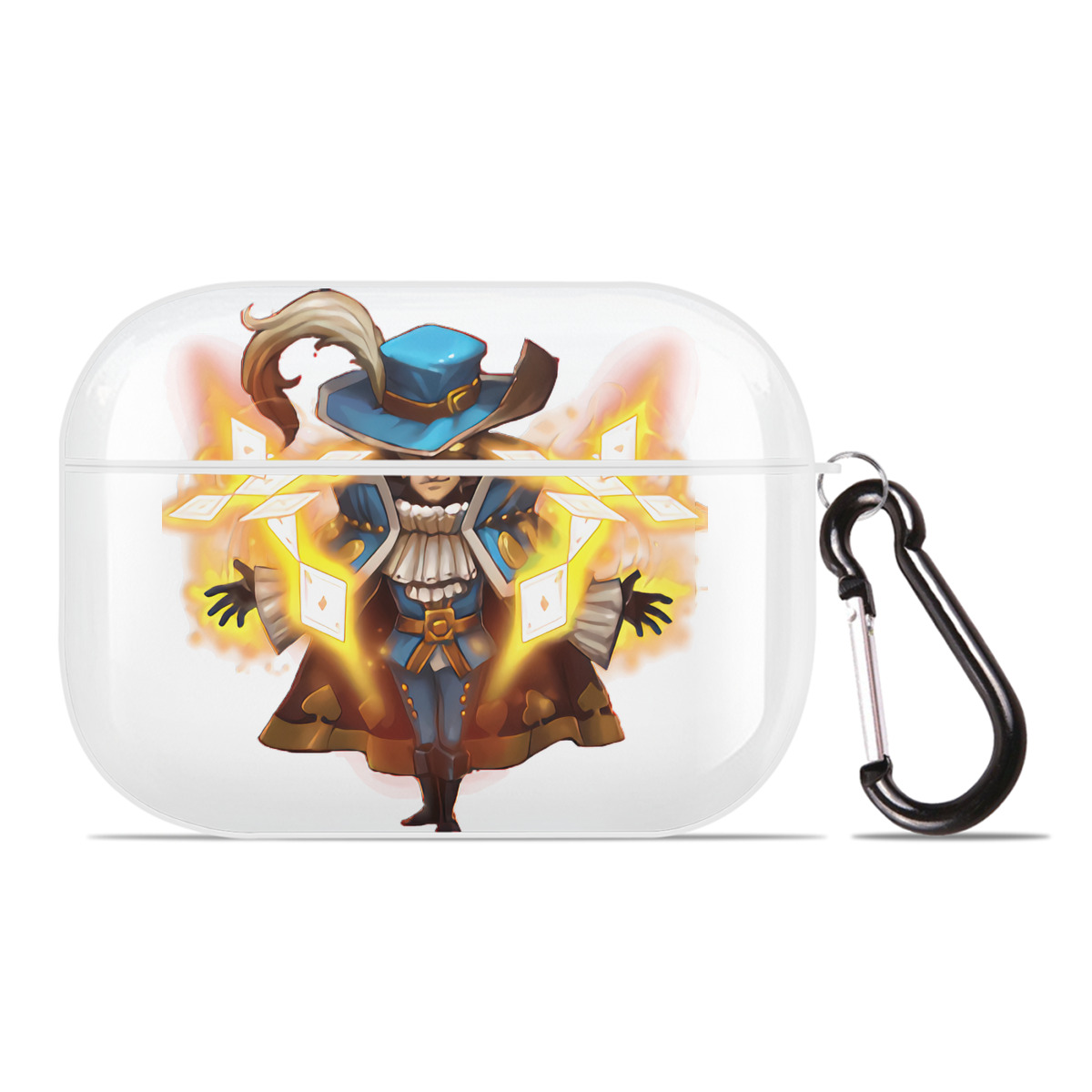 （画像用） リーグ・オブ・レジェンド League of Legends LOL 【AirPods Pro用】ハードシェル保護ケース 耐衝撃・防指紋・カラビナ付き商品仕様
