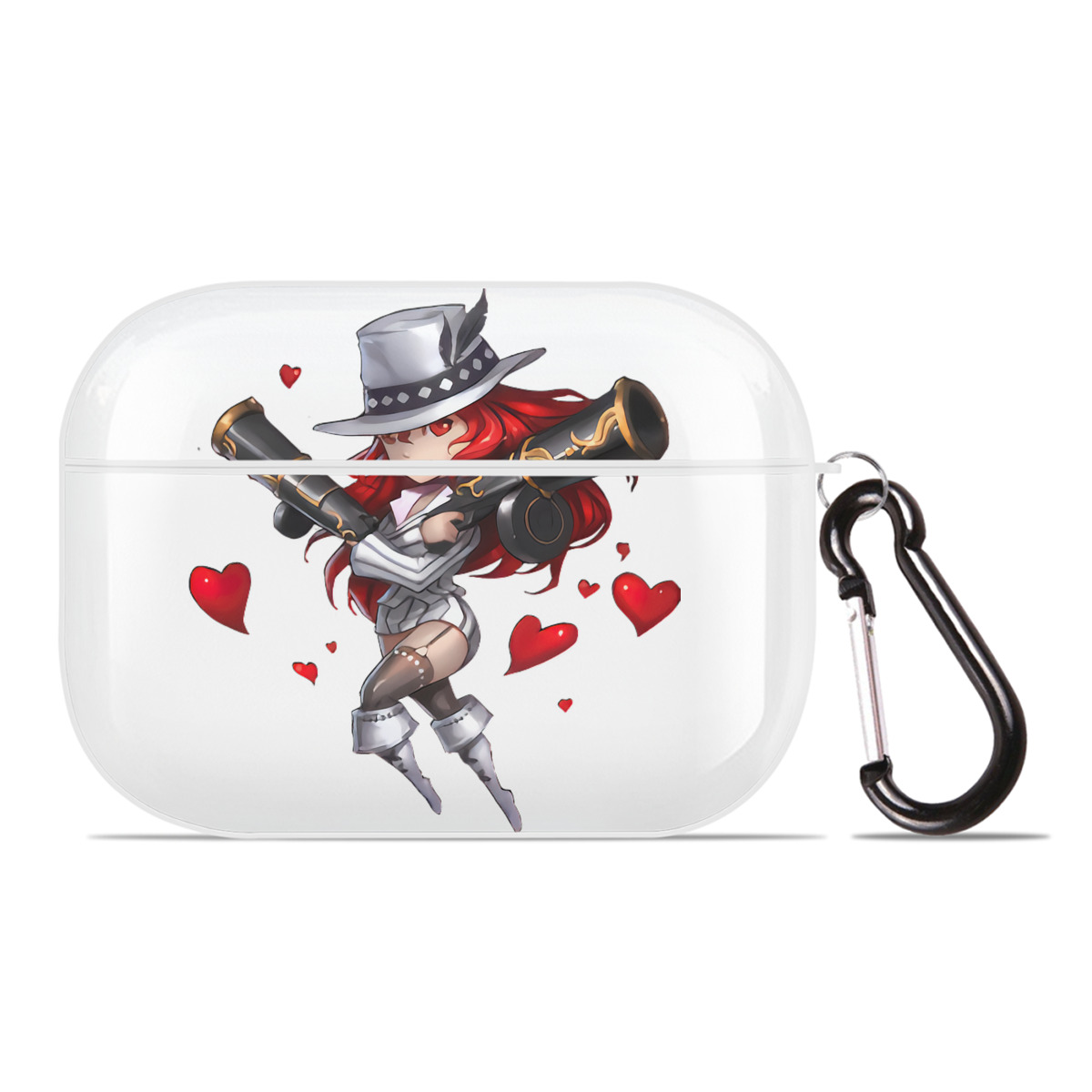 （画像用） リーグ・オブ・レジェンド League of Legends LOL 【AirPods Pro用】ハードシェル保護ケース 耐衝撃・防指紋・カラビナ付き商品仕様