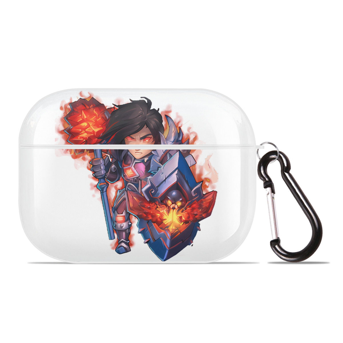 （画像用） リーグ・オブ・レジェンド League of Legends LOL 【AirPods Pro用】ハードシェル保護ケース 耐衝撃・防指紋・カラビナ付き商品仕様