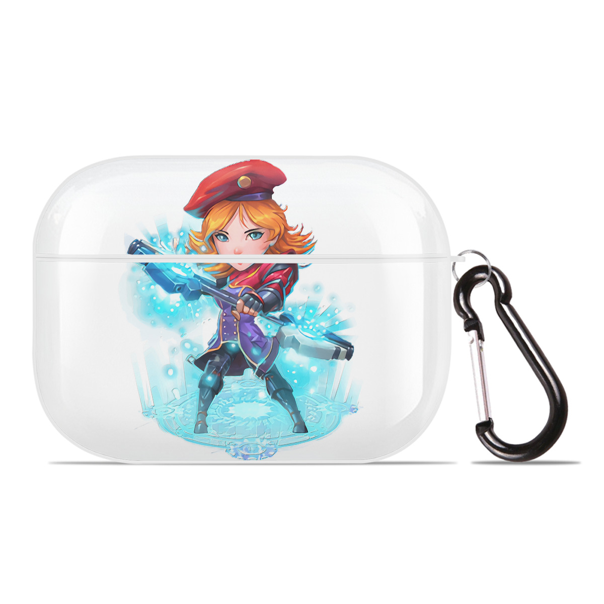 （画像用） リーグ・オブ・レジェンド League of Legends LOL 【AirPods Pro用】ハードシェル保護ケース 耐衝撃・防指紋・カラビナ付き商品仕様