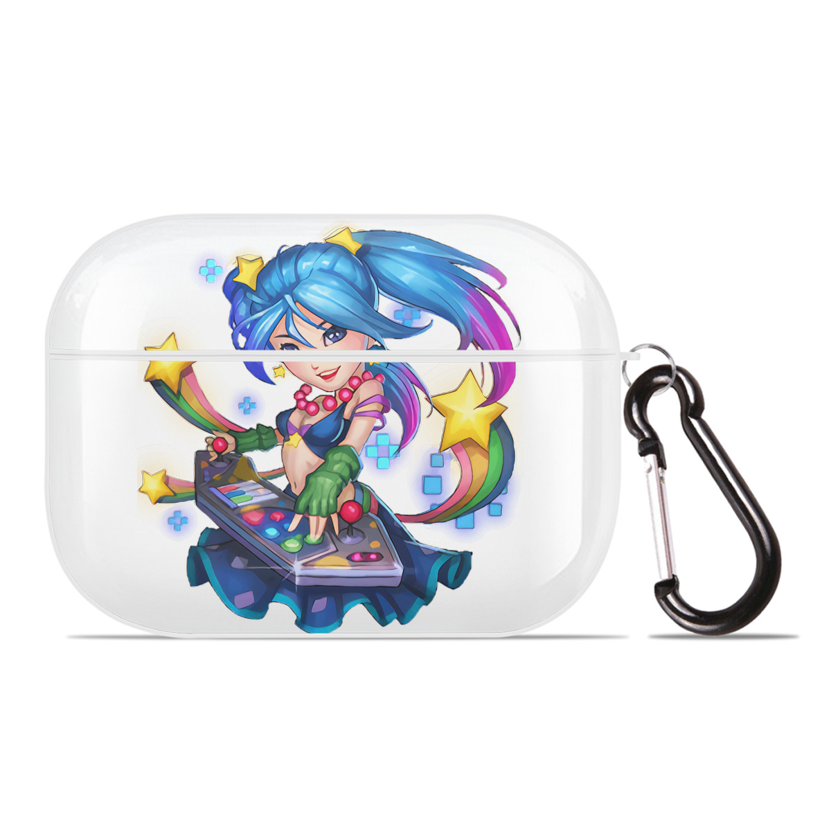 （画像用） リーグ・オブ・レジェンド League of Legends LOL 【AirPods Pro用】ハードシェル保護ケース 耐衝撃・防指紋・カラビナ付き商品仕様