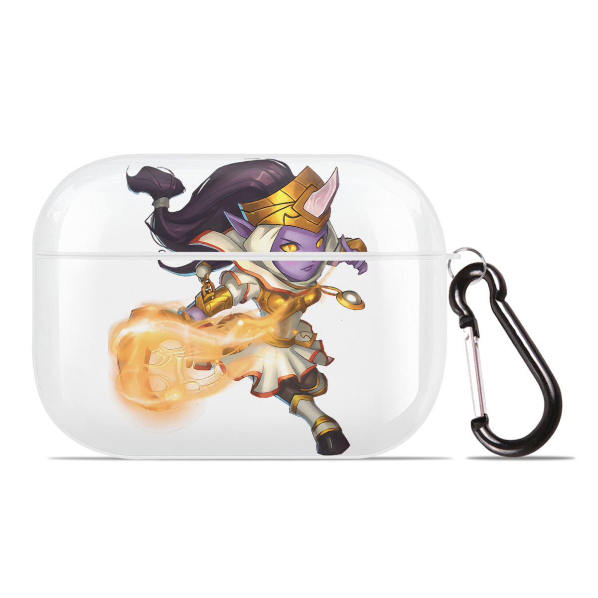 （画像用） リーグ・オブ・レジェンド League of Legends LOL 【AirPods Pro用】ハードシェル保護ケース 耐衝撃・防指紋・カラビナ付き商品仕様