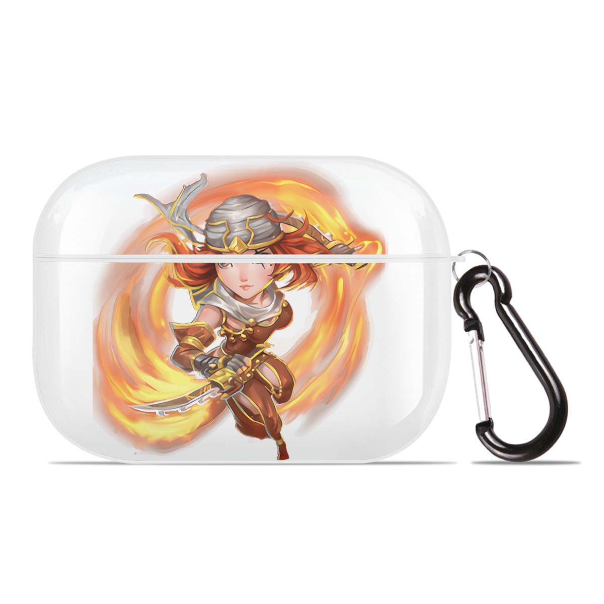 （画像用） リーグ・オブ・レジェンド League of Legends LOL 【AirPods Pro用】ハードシェル保護ケース 耐衝撃・防指紋・カラビナ付き商品仕様