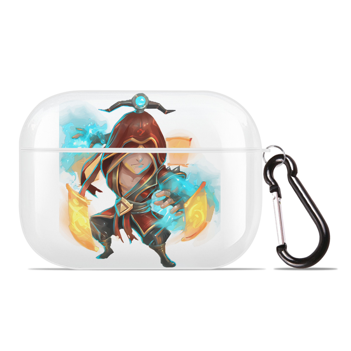 （画像用） リーグ・オブ・レジェンド League of Legends LOL 【AirPods Pro用】ハードシェル保護ケース 耐衝撃・防指紋・カラビナ付き商品仕様