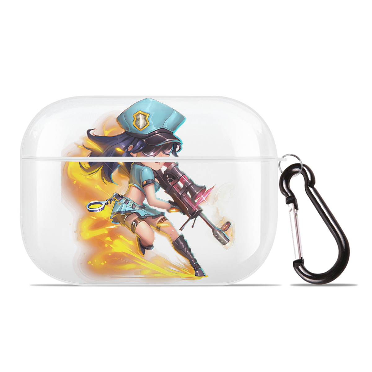 （画像用） リーグ・オブ・レジェンド League of Legends LOL 【AirPods Pro用】ハードシェル保護ケース 耐衝撃・防指紋・カラビナ付き商品仕様