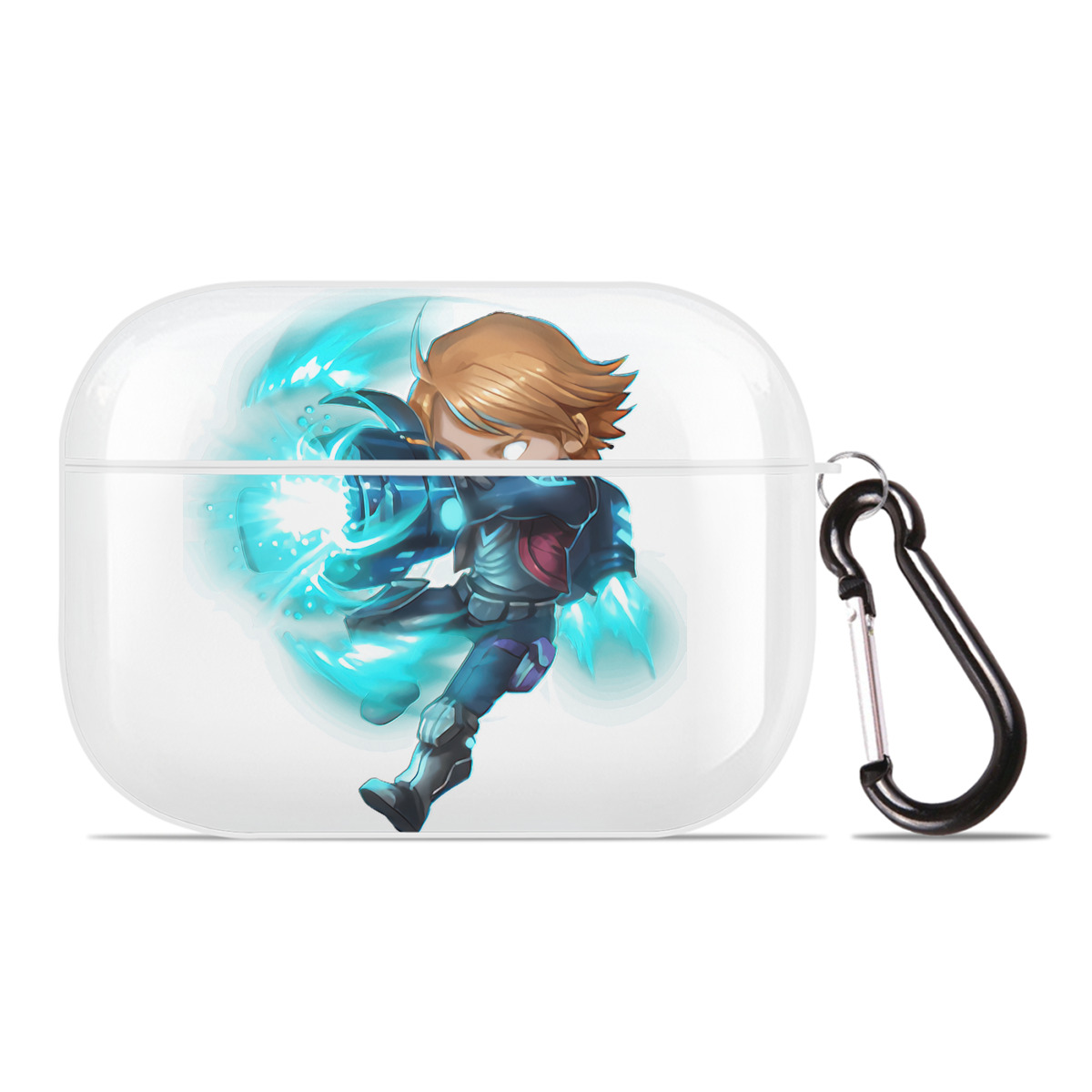 （画像用） リーグ・オブ・レジェンド League of Legends LOL 【AirPods Pro用】ハードシェル保護ケース 耐衝撃・防指紋・カラビナ付き商品仕様