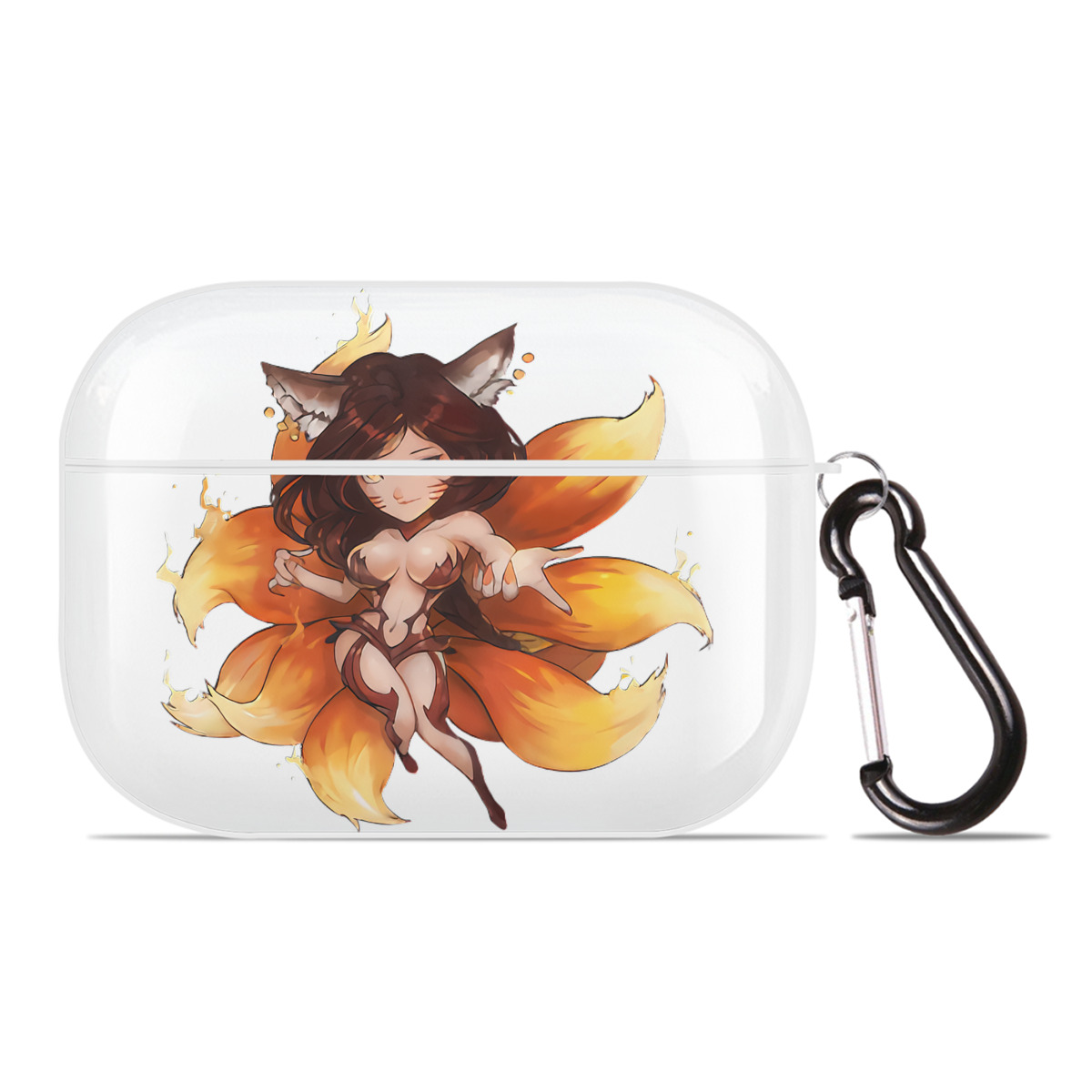（画像用） リーグ・オブ・レジェンド League of Legends LOL 【AirPods Pro用】ハードシェル保護ケース 耐衝撃・防指紋・カラビナ付き商品仕様
