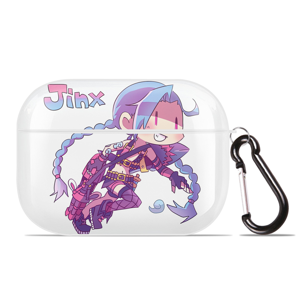 （画像用） リーグ・オブ・レジェンド League of Legends LOL 【AirPods Pro用】ハードシェル保護ケース 耐衝撃・防指紋・カラビナ付き商品仕様