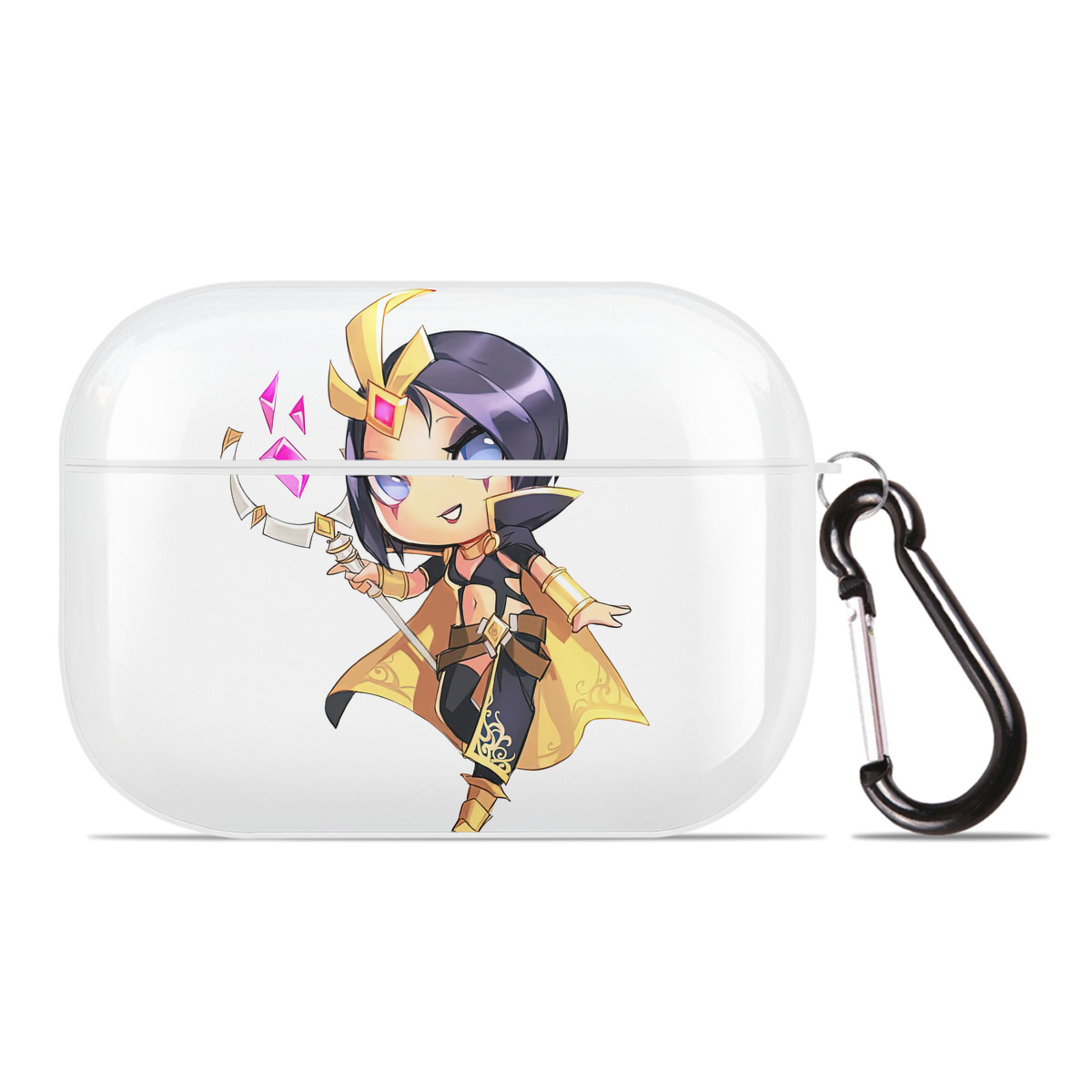 （画像用） リーグ・オブ・レジェンド League of Legends LOL 【AirPods Pro用】ハードシェル保護ケース 耐衝撃・防指紋・カラビナ付き商品仕様