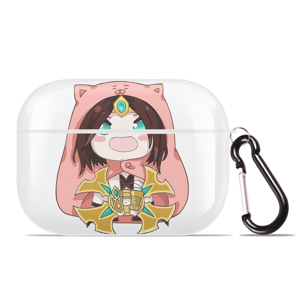 （画像用） リーグ・オブ・レジェンド League of Legends LOL 【AirPods Pro用】ハードシェル保護ケース 耐衝撃・防指紋・カラビナ付き商品仕様