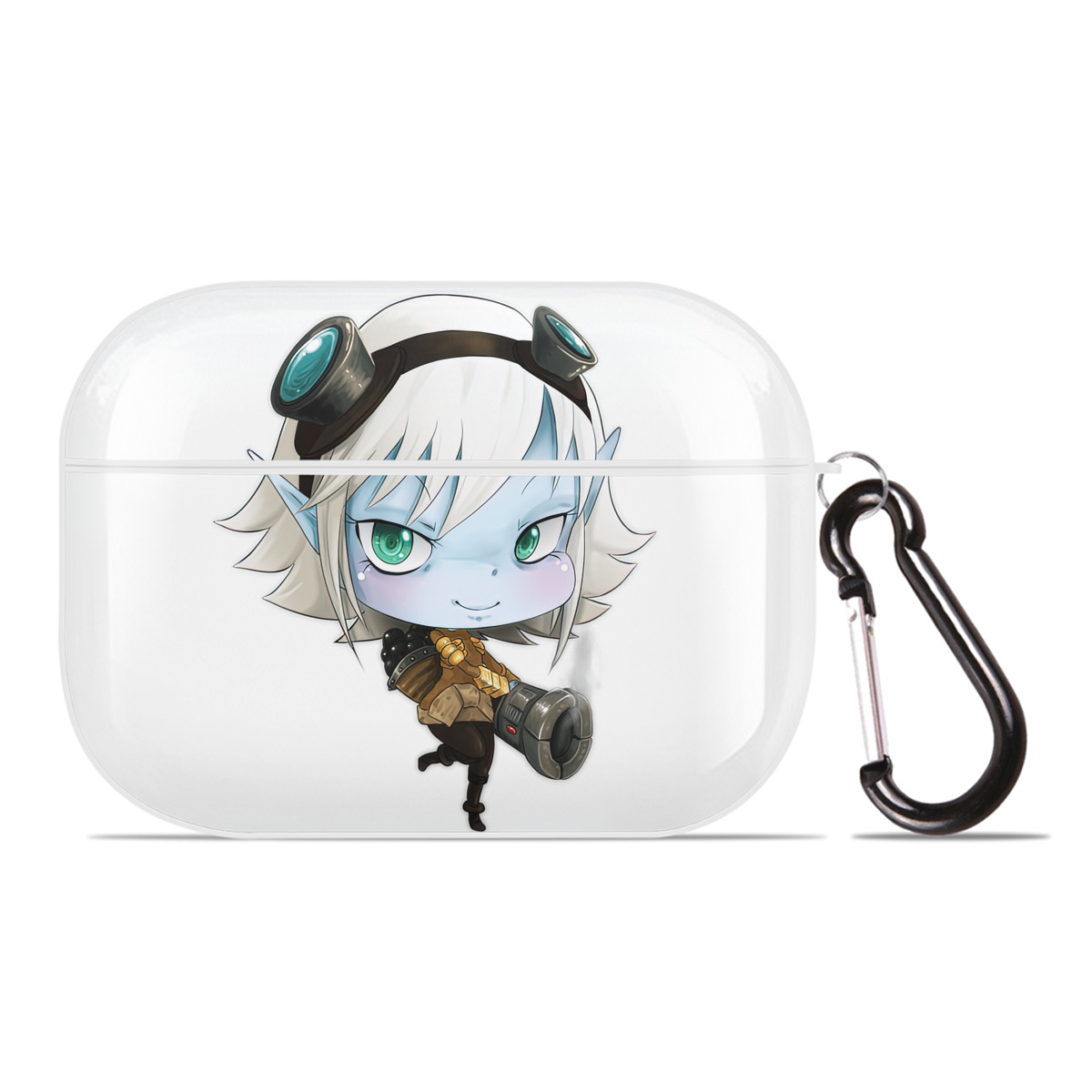 （画像用） リーグ・オブ・レジェンド League of Legends LOL 【AirPods Pro用】ハードシェル保護ケース 耐衝撃・防指紋・カラビナ付き商品仕様