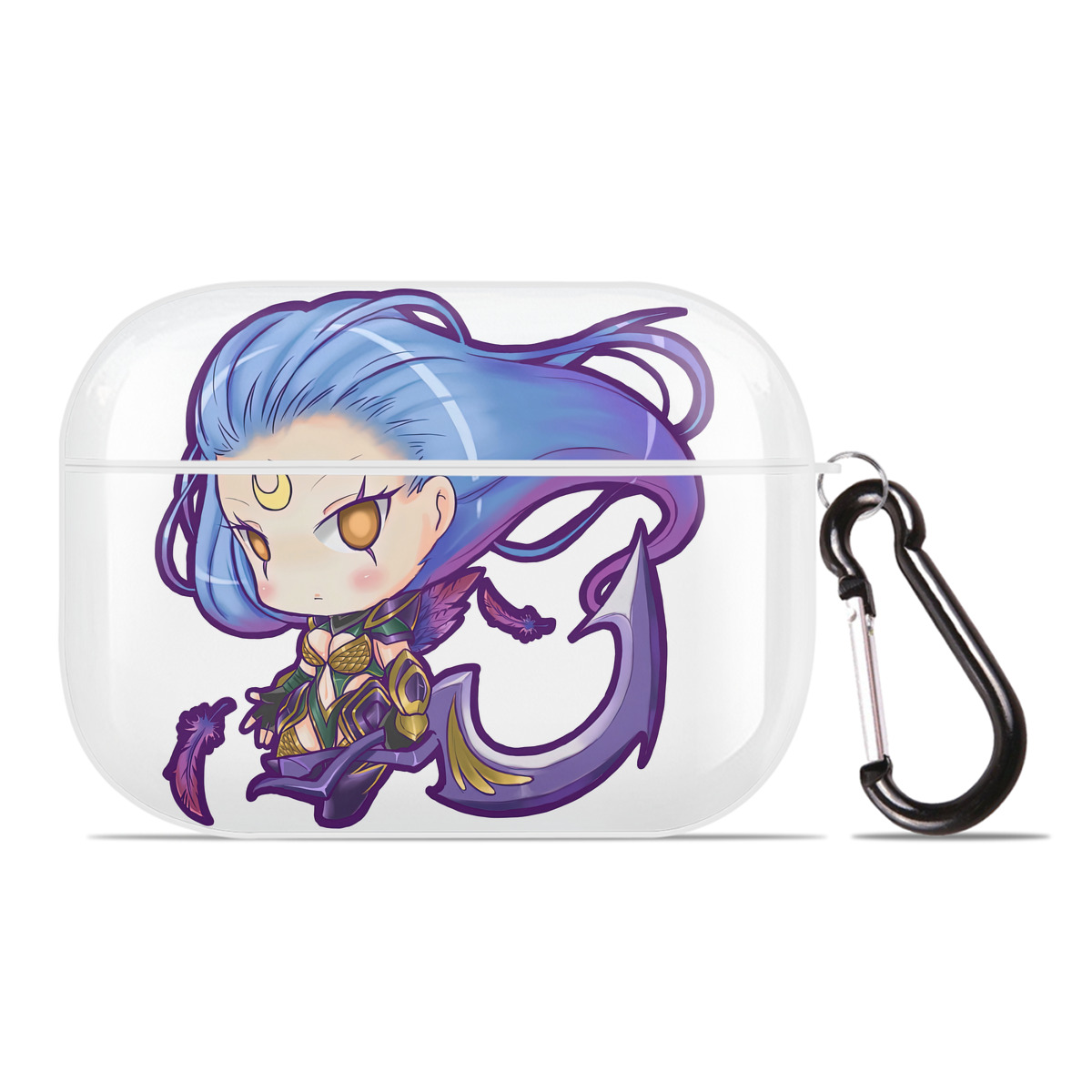 （画像用） リーグ・オブ・レジェンド League of Legends LOL 【AirPods Pro用】ハードシェル保護ケース 耐衝撃・防指紋・カラビナ付き商品仕様