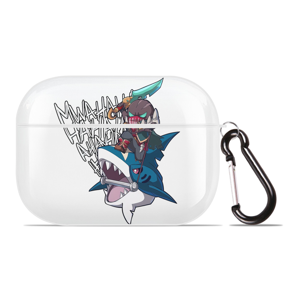 （画像用） リーグ・オブ・レジェンド League of Legends LOL 【AirPods Pro用】ハードシェル保護ケース 耐衝撃・防指紋・カラビナ付き商品仕様
