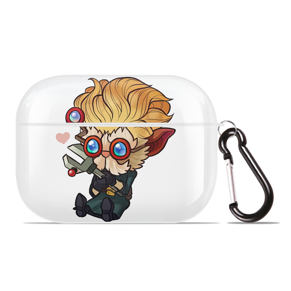 （画像用） リーグ・オブ・レジェンド League of Legends LOL 【AirPods Pro用】ハードシェル保護ケース 耐衝撃・防指紋・カラビナ付き商品仕様