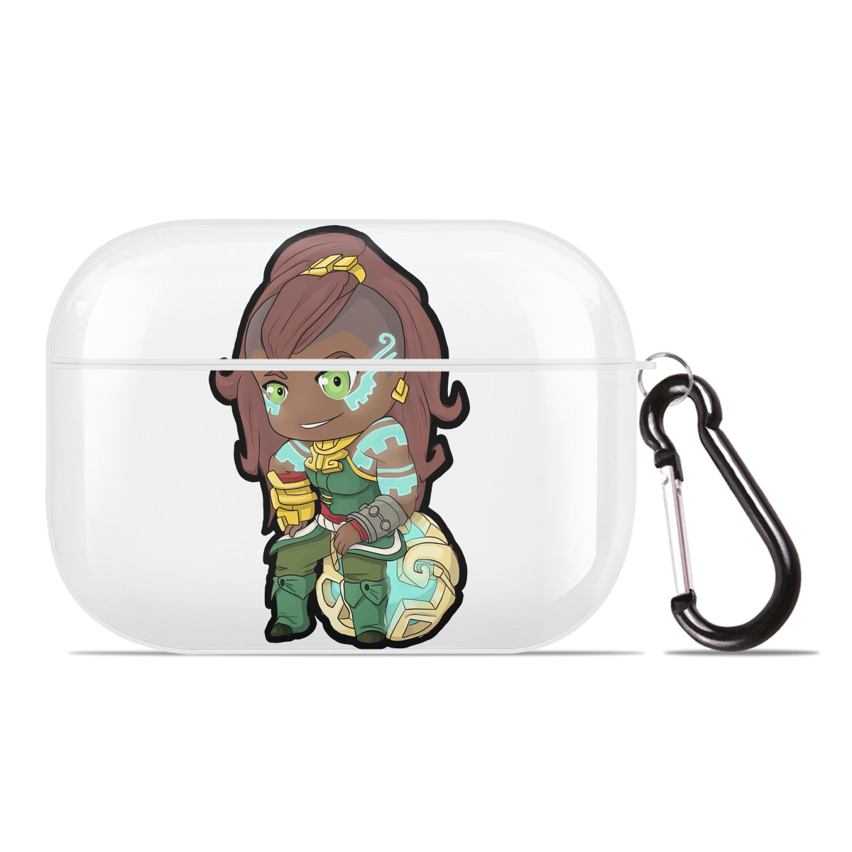（画像用） リーグ・オブ・レジェンド League of Legends LOL 【AirPods Pro用】ハードシェル保護ケース 耐衝撃・防指紋・カラビナ付き商品仕様