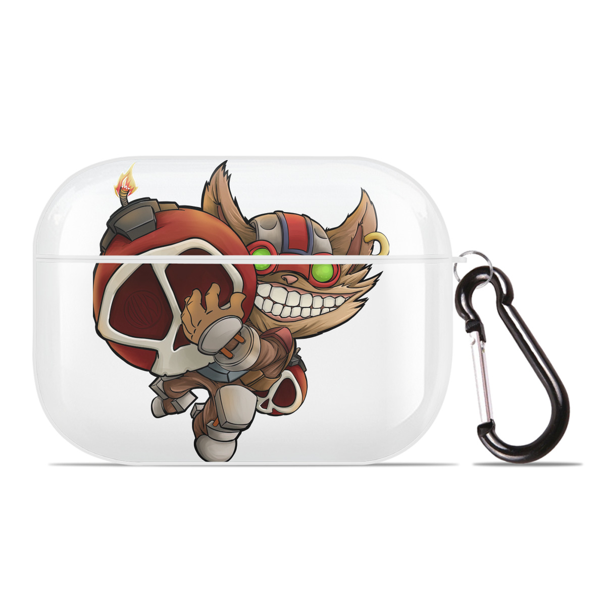 （画像用） リーグ・オブ・レジェンド League of Legends LOL 【AirPods Pro用】ハードシェル保護ケース 耐衝撃・防指紋・カラビナ付き商品仕様