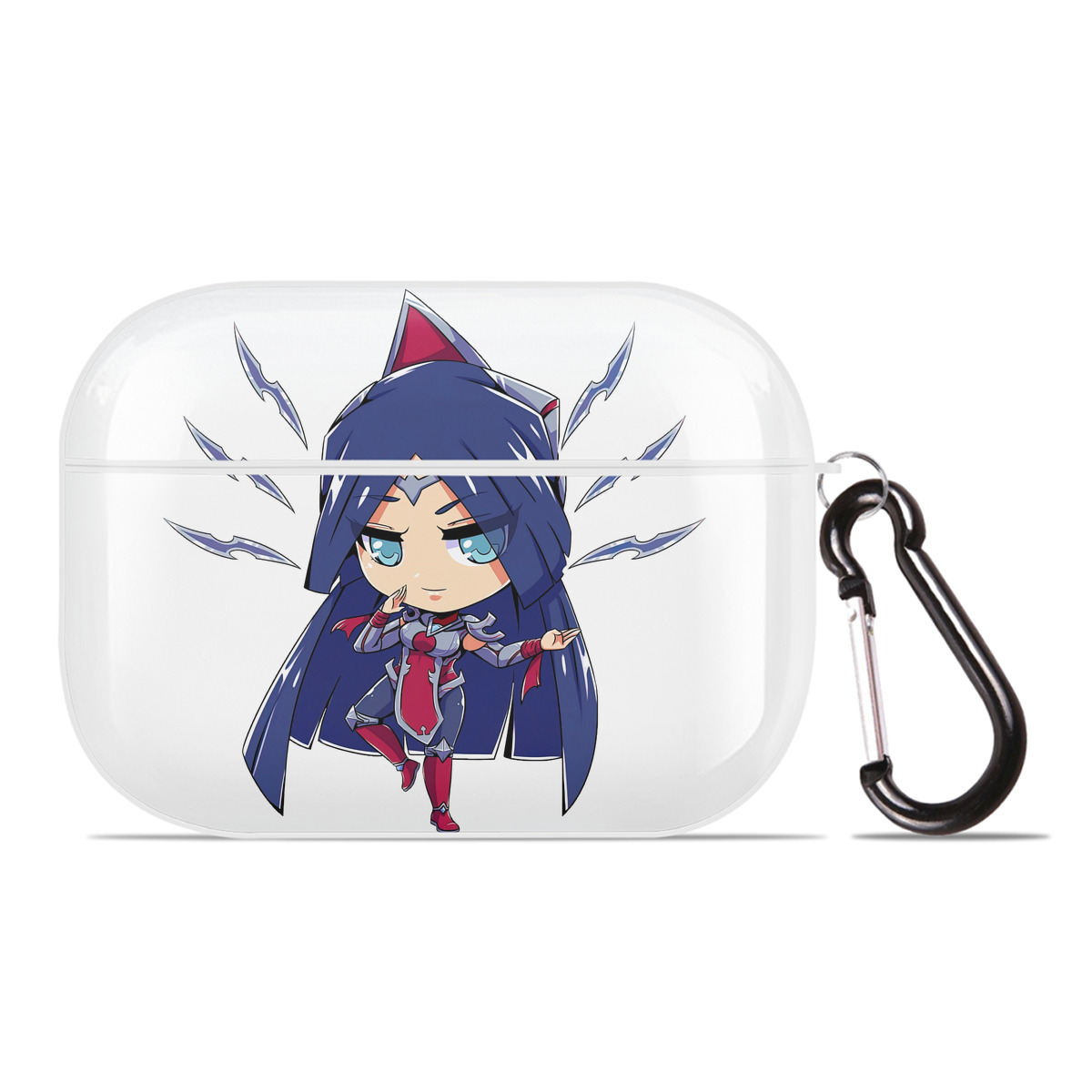 （画像用） リーグ・オブ・レジェンド League of Legends LOL 【AirPods Pro用】ハードシェル保護ケース 耐衝撃・防指紋・カラビナ付き商品仕様