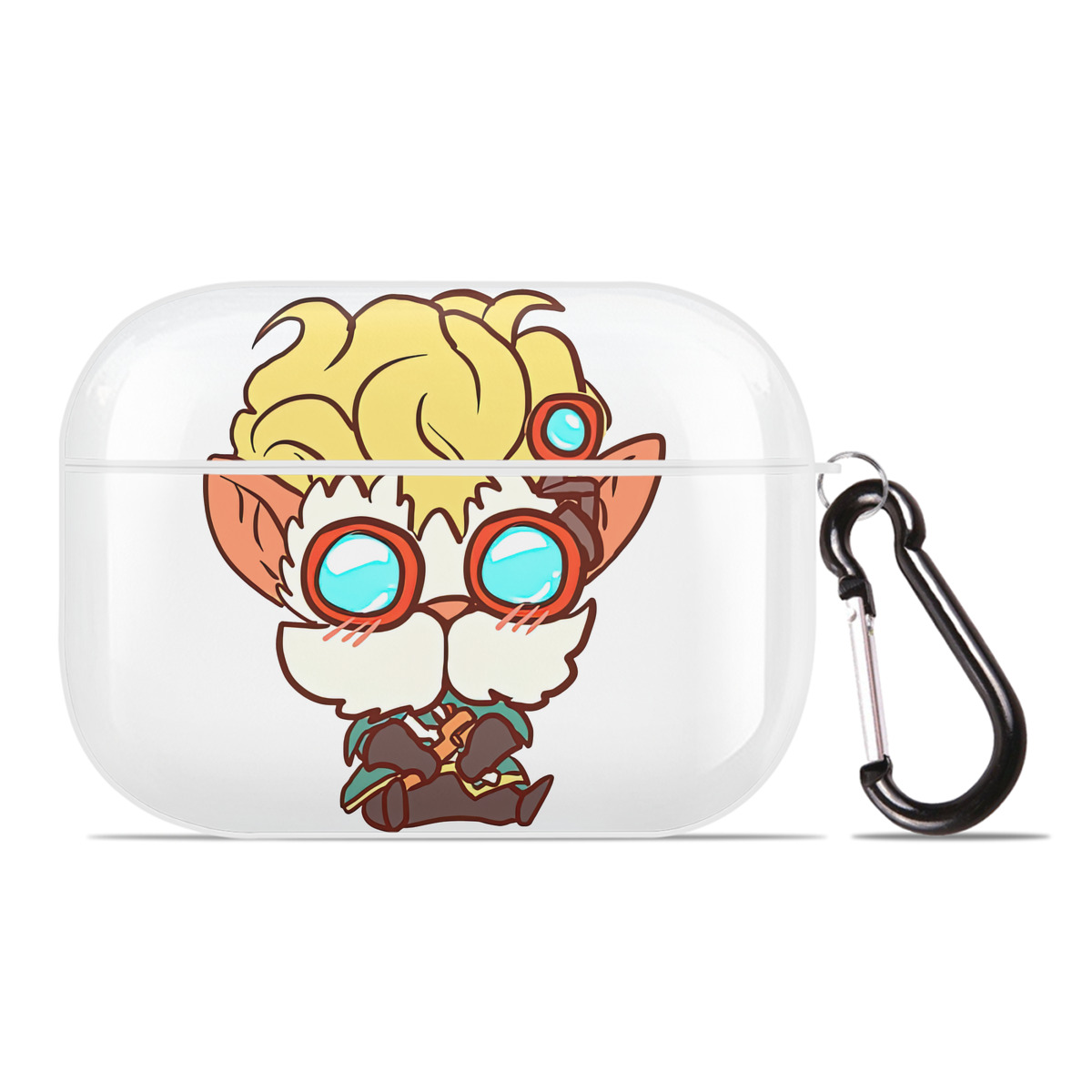 （画像用） リーグ・オブ・レジェンド League of Legends LOL 【AirPods Pro用】ハードシェル保護ケース 耐衝撃・防指紋・カラビナ付き商品仕様