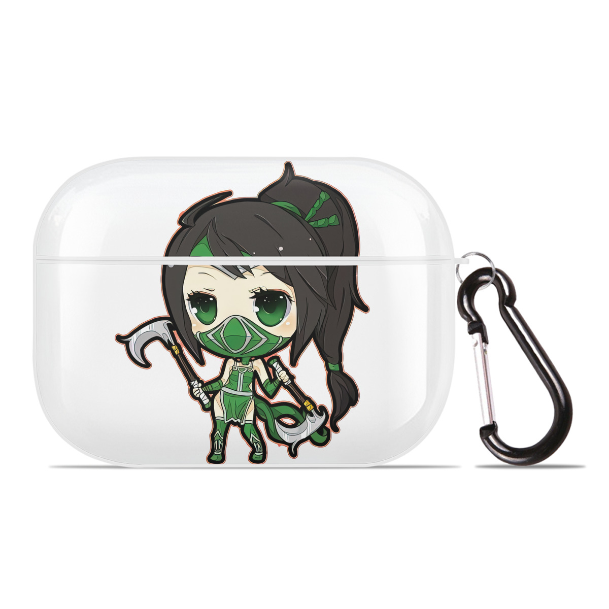 （画像用） リーグ・オブ・レジェンド League of Legends LOL 【AirPods Pro用】ハードシェル保護ケース 耐衝撃・防指紋・カラビナ付き商品仕様