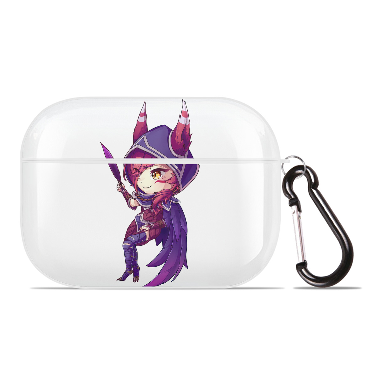 （画像用） リーグ・オブ・レジェンド League of Legends LOL 【AirPods Pro用】ハードシェル保護ケース 耐衝撃・防指紋・カラビナ付き商品仕様