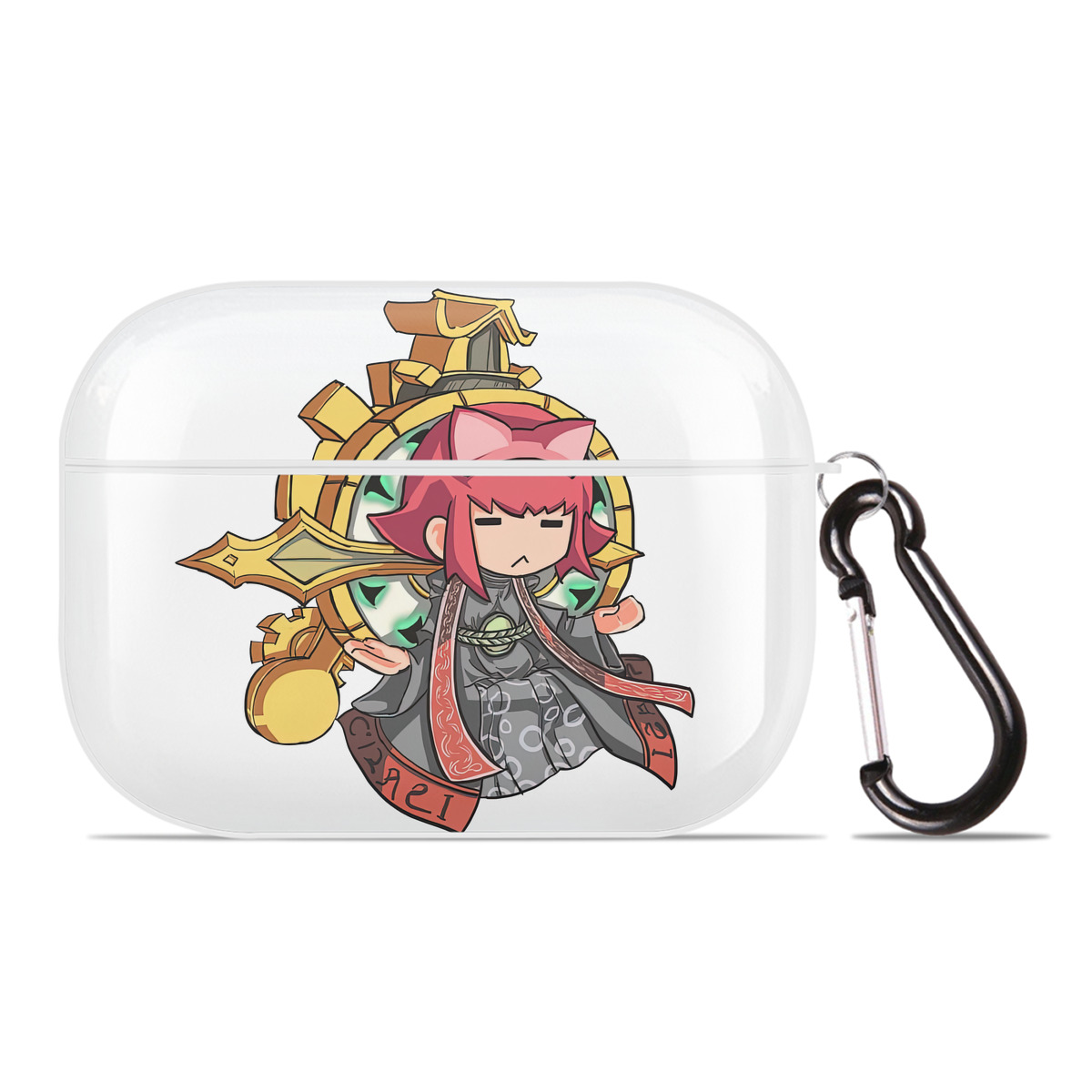 （画像用） リーグ・オブ・レジェンド League of Legends LOL 【AirPods Pro用】ハードシェル保護ケース 耐衝撃・防指紋・カラビナ付き商品仕様