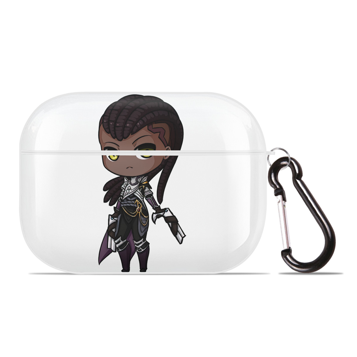（画像用） リーグ・オブ・レジェンド League of Legends LOL 【AirPods Pro用】ハードシェル保護ケース 耐衝撃・防指紋・カラビナ付き商品仕様
