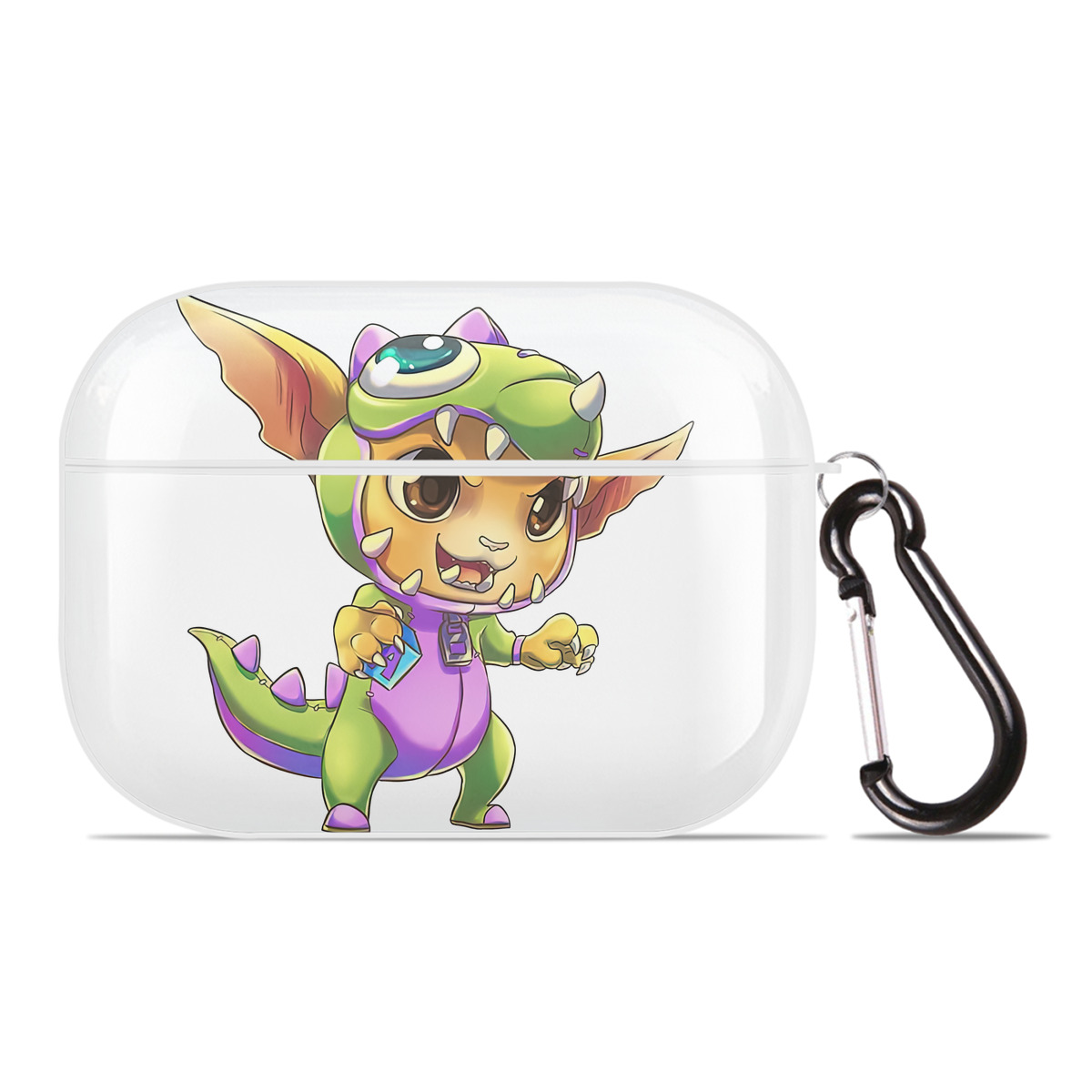 （画像用） リーグ・オブ・レジェンド League of Legends LOL 【AirPods Pro用】ハードシェル保護ケース 耐衝撃・防指紋・カラビナ付き商品仕様