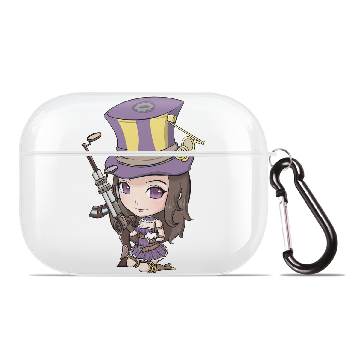 （画像用） リーグ・オブ・レジェンド League of Legends LOL 【AirPods Pro用】ハードシェル保護ケース 耐衝撃・防指紋・カラビナ付き商品仕様
