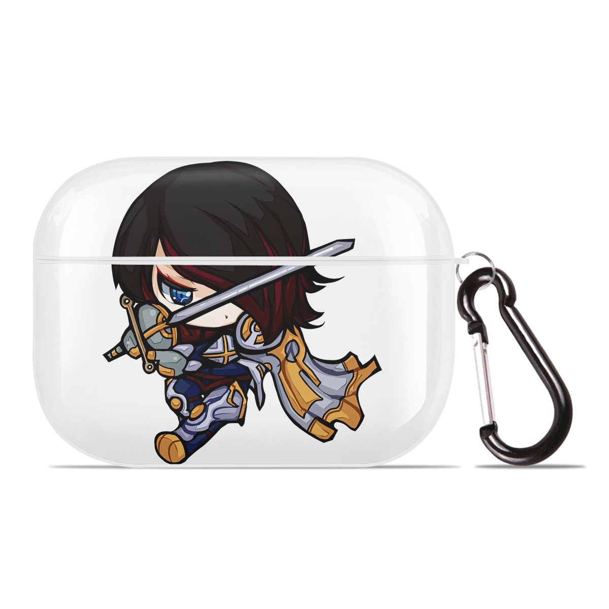 （画像用） リーグ・オブ・レジェンド League of Legends LOL 【AirPods Pro用】ハードシェル保護ケース 耐衝撃・防指紋・カラビナ付き商品仕様
