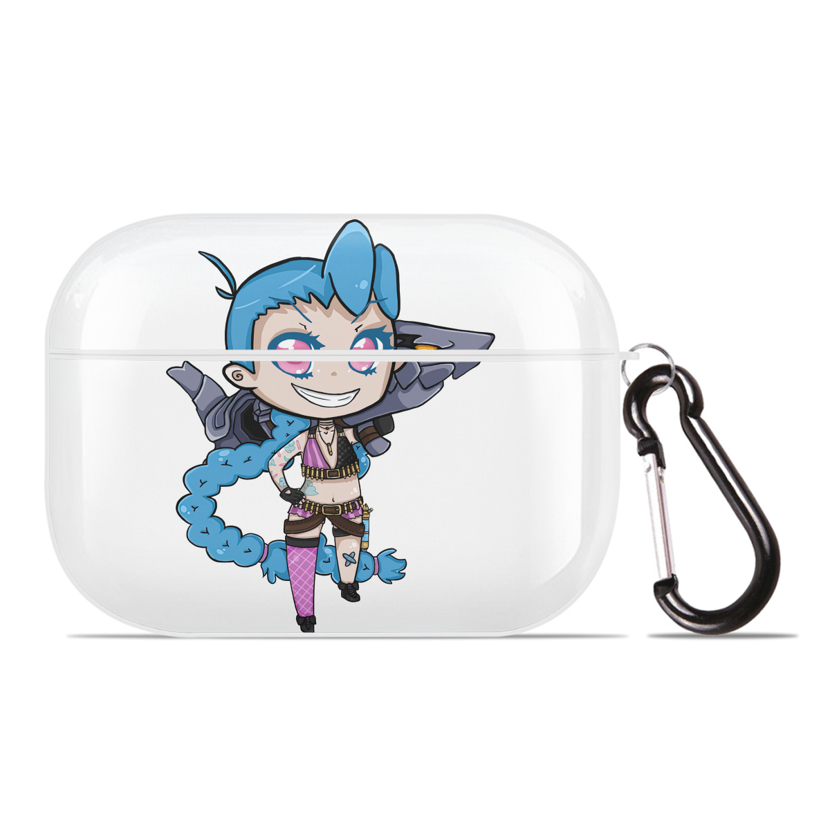 （画像用） リーグ・オブ・レジェンド League of Legends LOL 【AirPods Pro用】ハードシェル保護ケース 耐衝撃・防指紋・カラビナ付き商品仕様