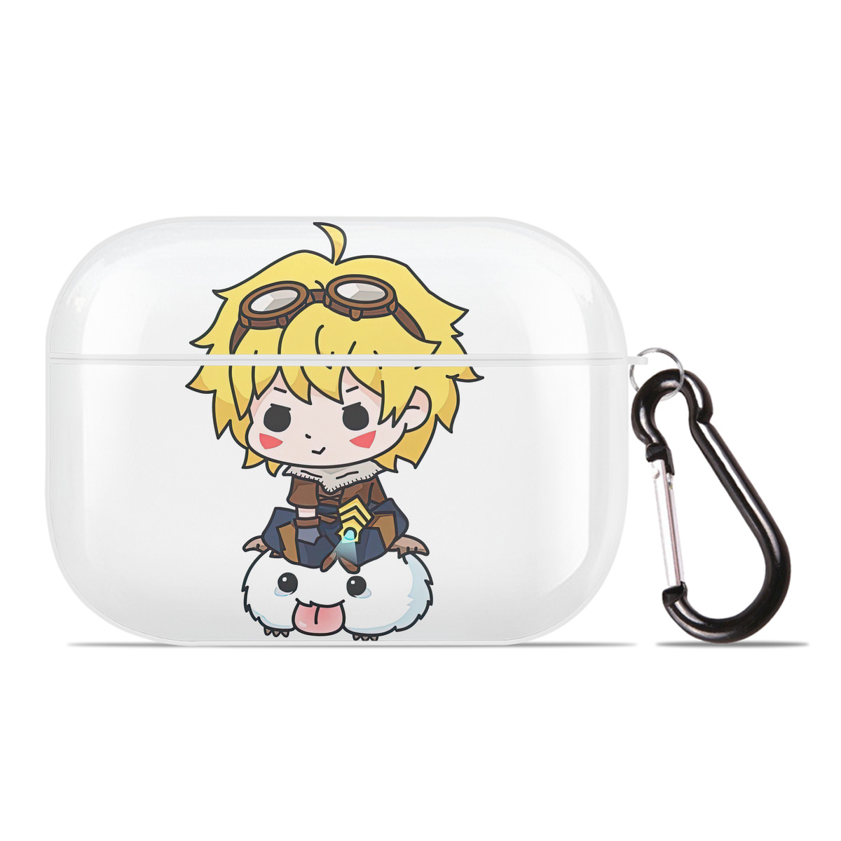 （画像用） リーグ・オブ・レジェンド League of Legends LOL 【AirPods Pro用】ハードシェル保護ケース 耐衝撃・防指紋・カラビナ付き商品仕様