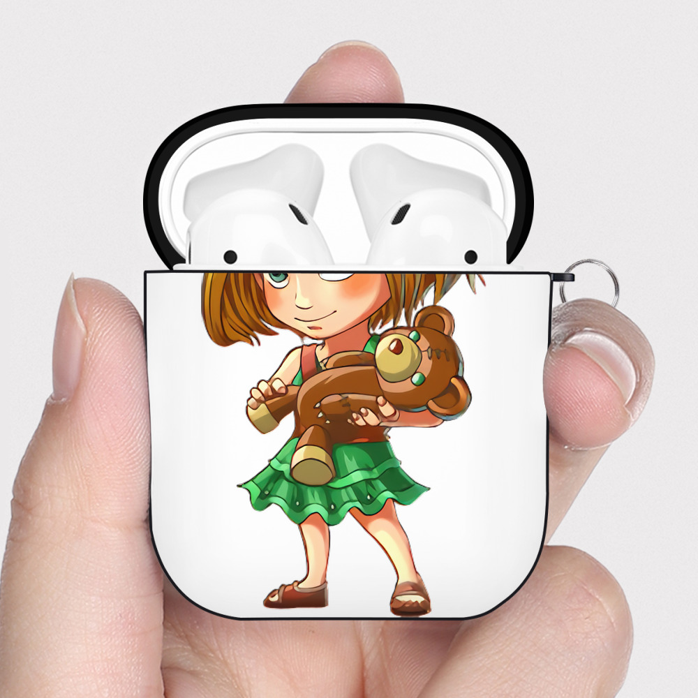（画像用） リーグ・オブ・レジェンド League of Legends LOL AirPods 第2世代保護ケース ハードシェル ブラック 耐衝撃・防指紋・カラビナ付き