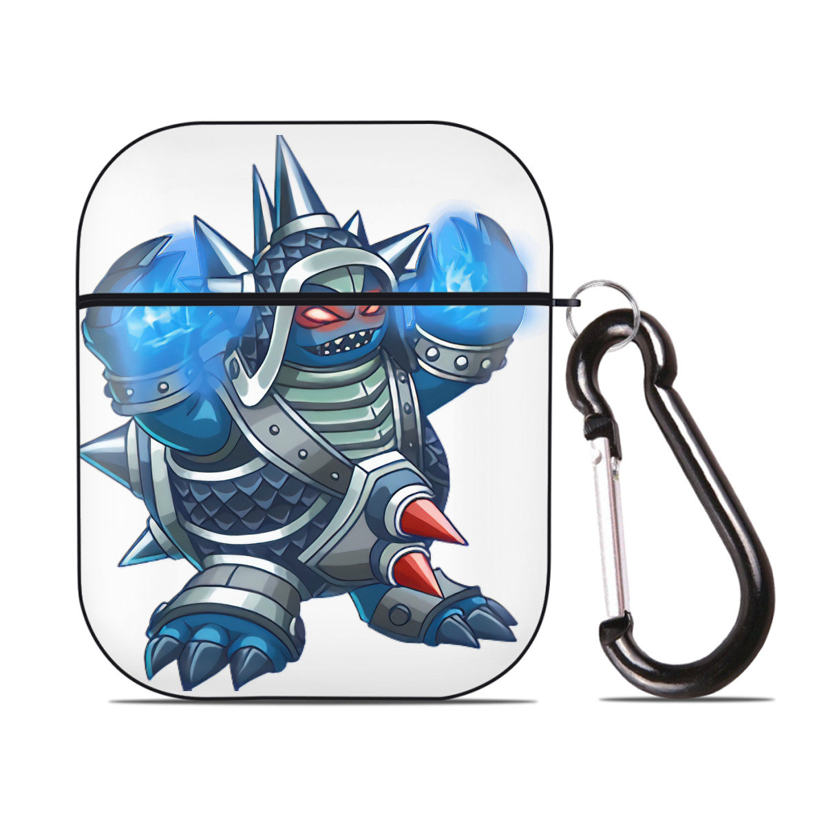 （画像用） リーグ・オブ・レジェンド League of Legends LOL AirPods 第2世代保護ケース ハードシェル ブラック 耐衝撃・防指紋・カラビナ付き