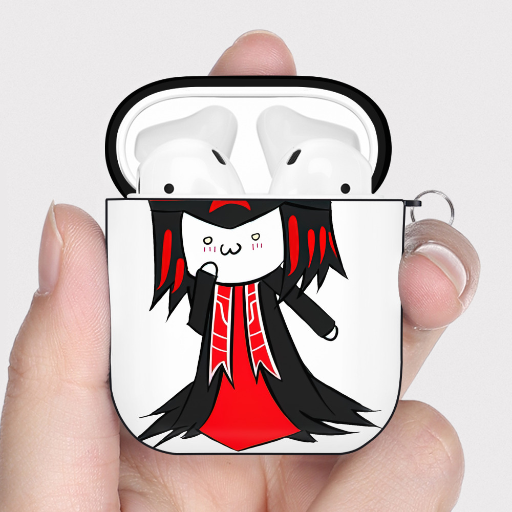 （画像用） リーグ・オブ・レジェンド League of Legends LOL AirPods 第2世代保護ケース ハードシェル ブラック 耐衝撃・防指紋・カラビナ付き