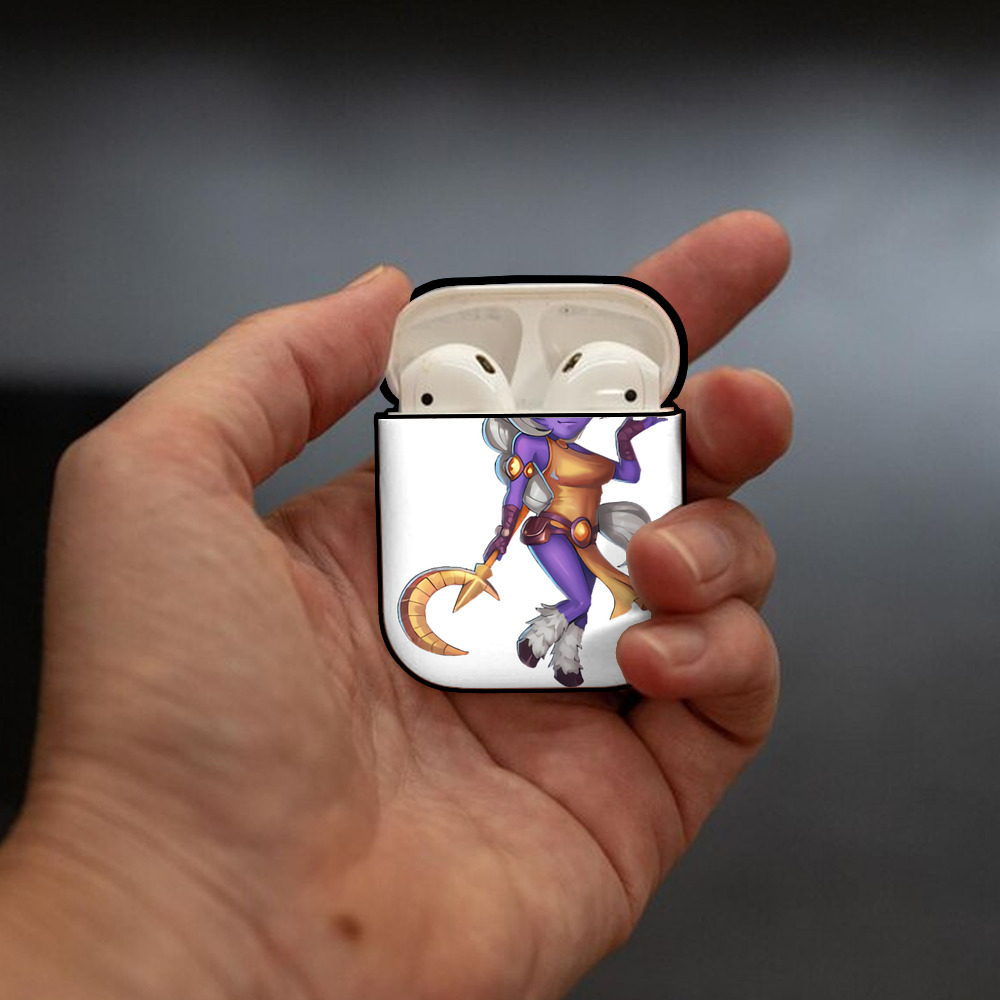 リーグ・オブ・レジェンド League of Legends LOL AirPods 第2世代保護ケース ハードシェル ブラック 耐衝撃・防指紋・カラビナ付き