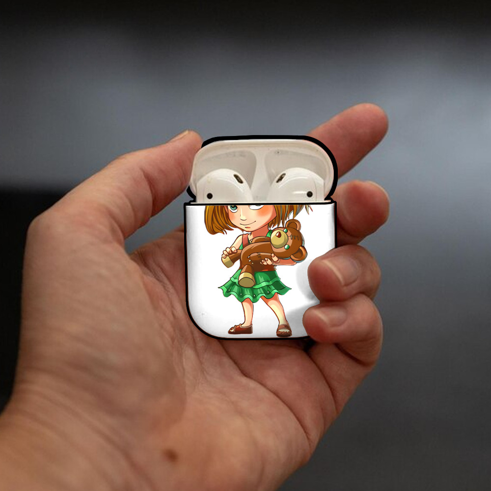 リーグ・オブ・レジェンド League of Legends LOL AirPods 第2世代保護ケース ハードシェル ブラック 耐衝撃・防指紋・カラビナ付き
