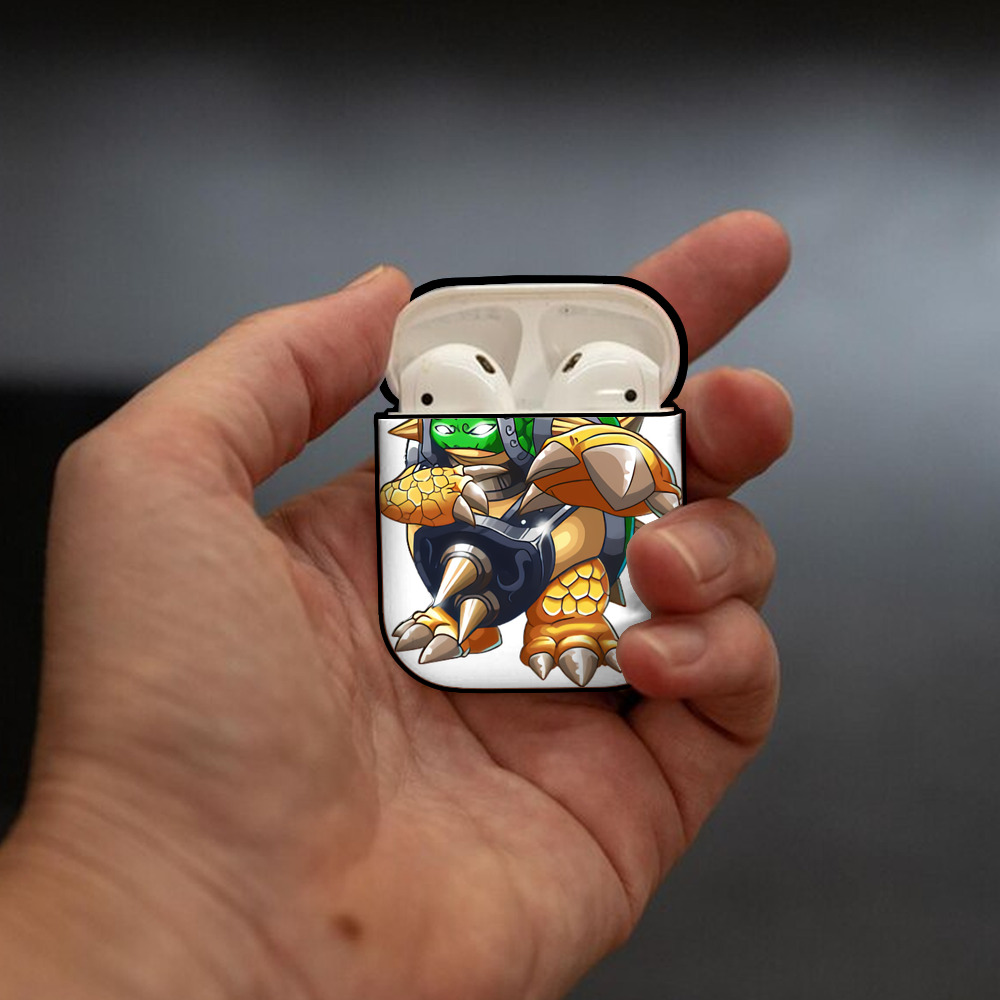 リーグ・オブ・レジェンド League of Legends LOL AirPods 第2世代保護ケース ハードシェル ブラック 耐衝撃・防指紋・カラビナ付き
