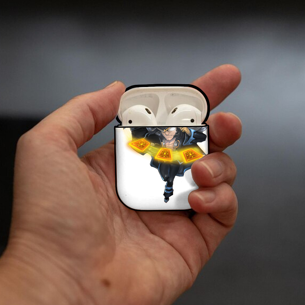 リーグ・オブ・レジェンド League of Legends LOL AirPods 第2世代保護ケース ハードシェル ブラック 耐衝撃・防指紋・カラビナ付き
