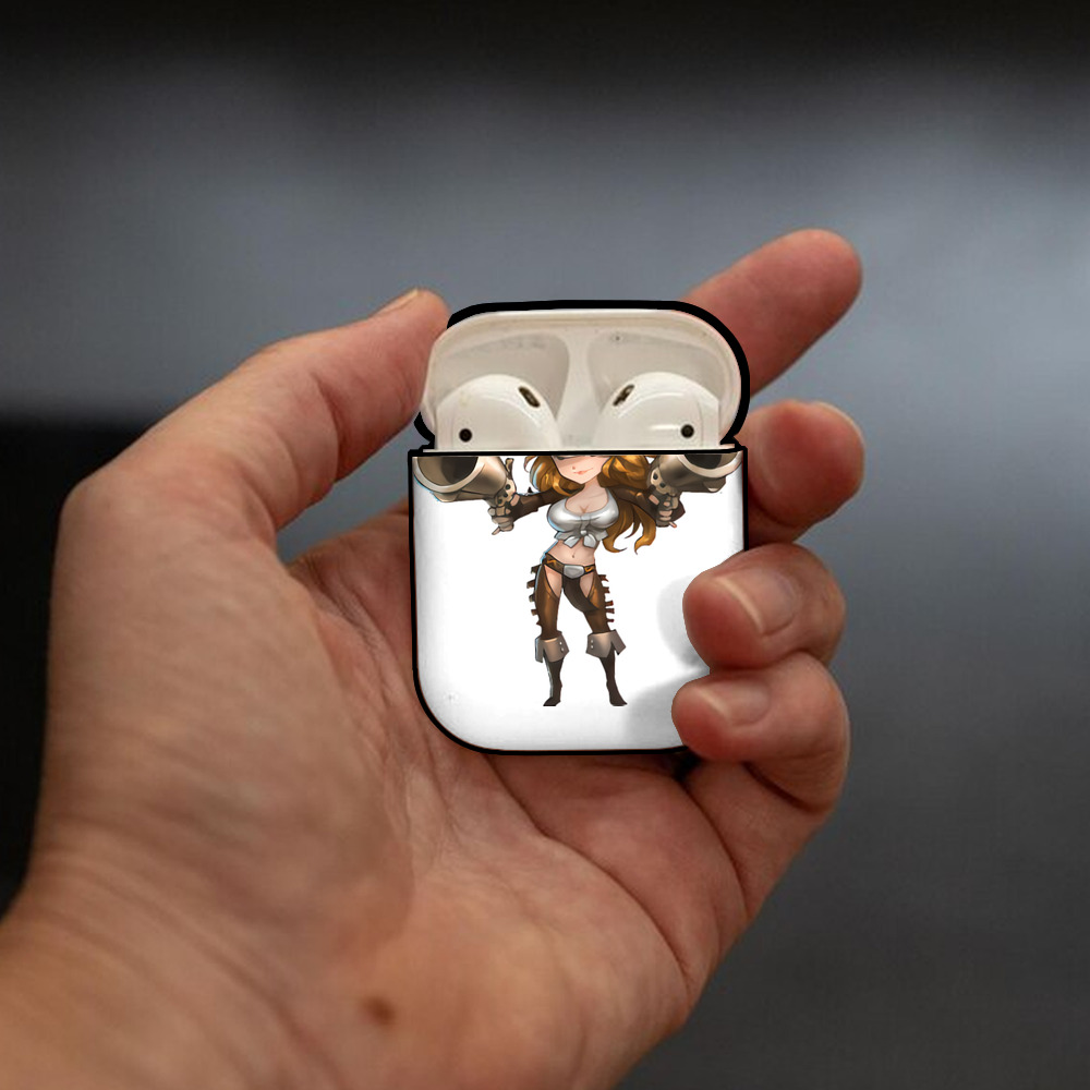 リーグ・オブ・レジェンド League of Legends LOL AirPods 第2世代保護ケース ハードシェル ブラック 耐衝撃・防指紋・カラビナ付き