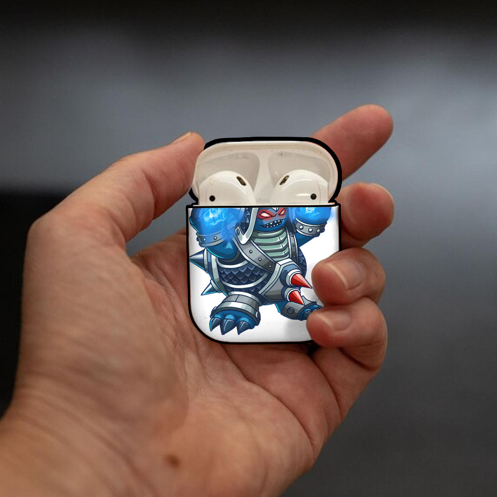 リーグ・オブ・レジェンド League of Legends LOL AirPods 第2世代保護ケース ハードシェル ブラック 耐衝撃・防指紋・カラビナ付き