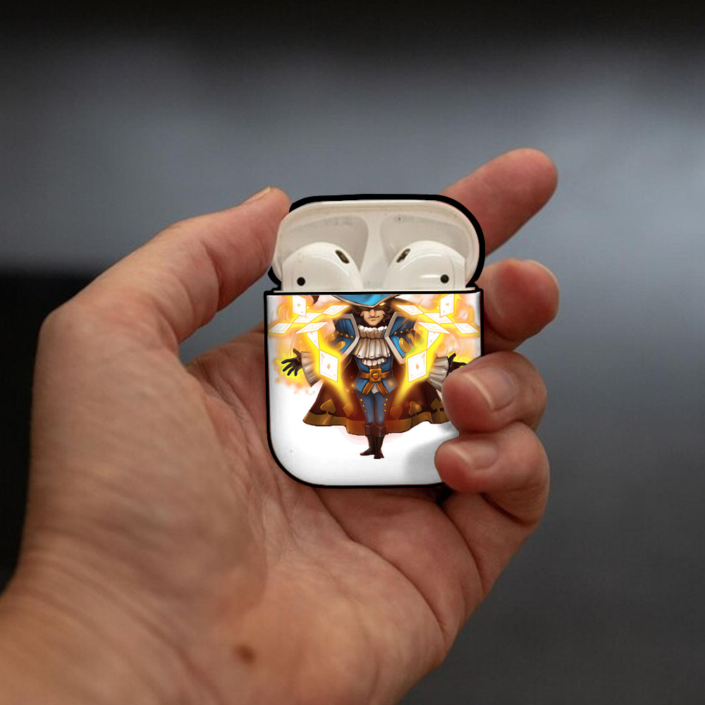 リーグ・オブ・レジェンド League of Legends LOL AirPods 第2世代保護ケース ハードシェル ブラック 耐衝撃・防指紋・カラビナ付き