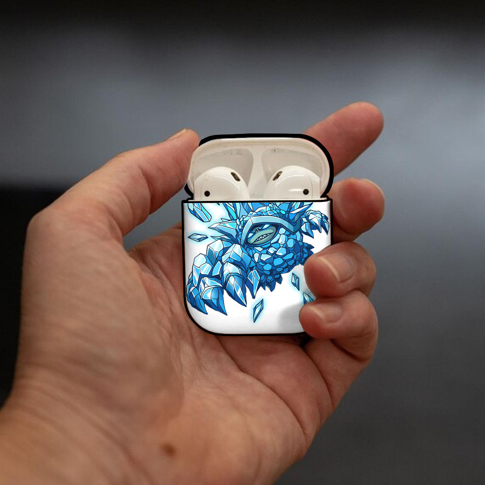 リーグ・オブ・レジェンド League of Legends LOL AirPods 第2世代保護ケース ハードシェル ブラック 耐衝撃・防指紋・カラビナ付き