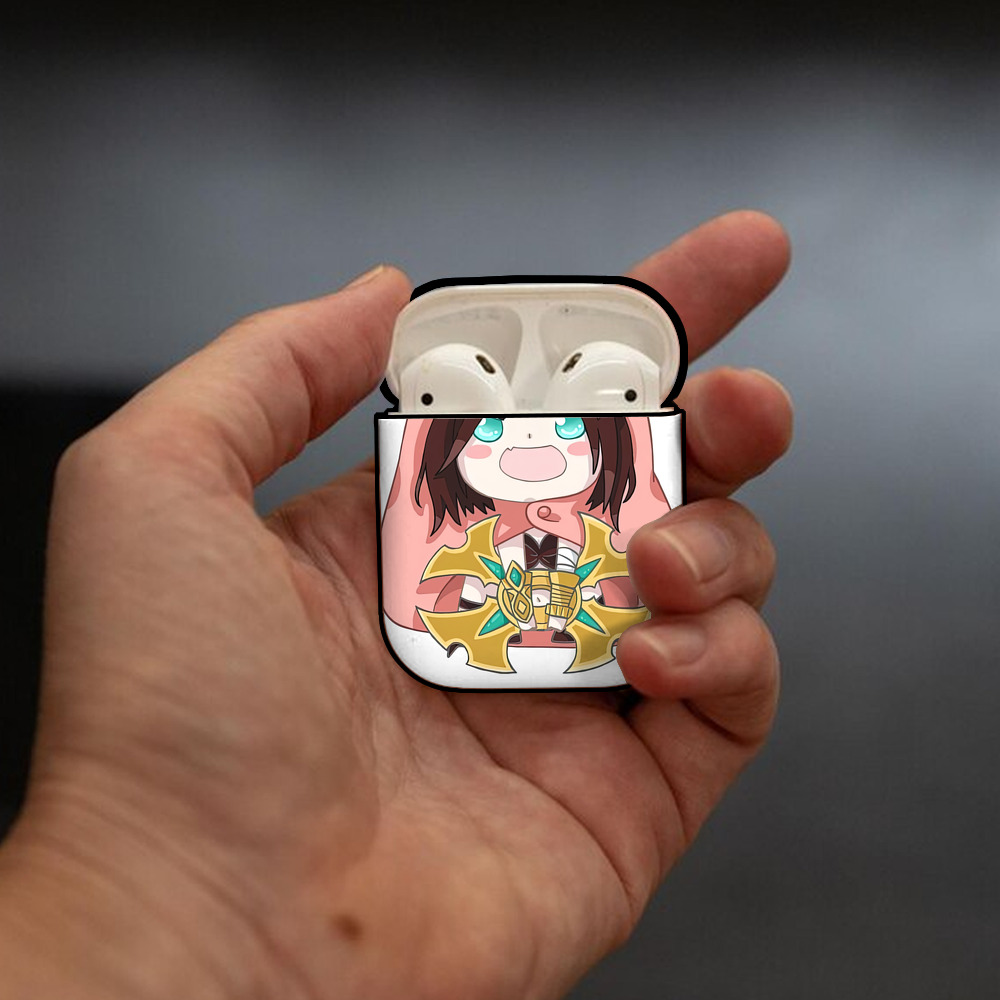リーグ・オブ・レジェンド League of Legends LOL AirPods 第2世代保護ケース ハードシェル ブラック 耐衝撃・防指紋・カラビナ付き