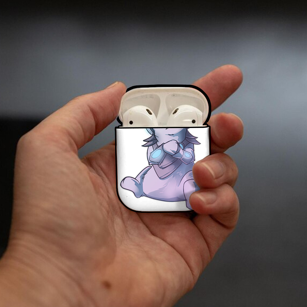 リーグ・オブ・レジェンド League of Legends LOL AirPods 第2世代保護ケース ハードシェル ブラック 耐衝撃・防指紋・カラビナ付き